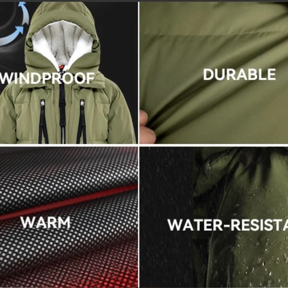 Orolay Women's Thickened Down Jacket, XL - Picture 5 of 6